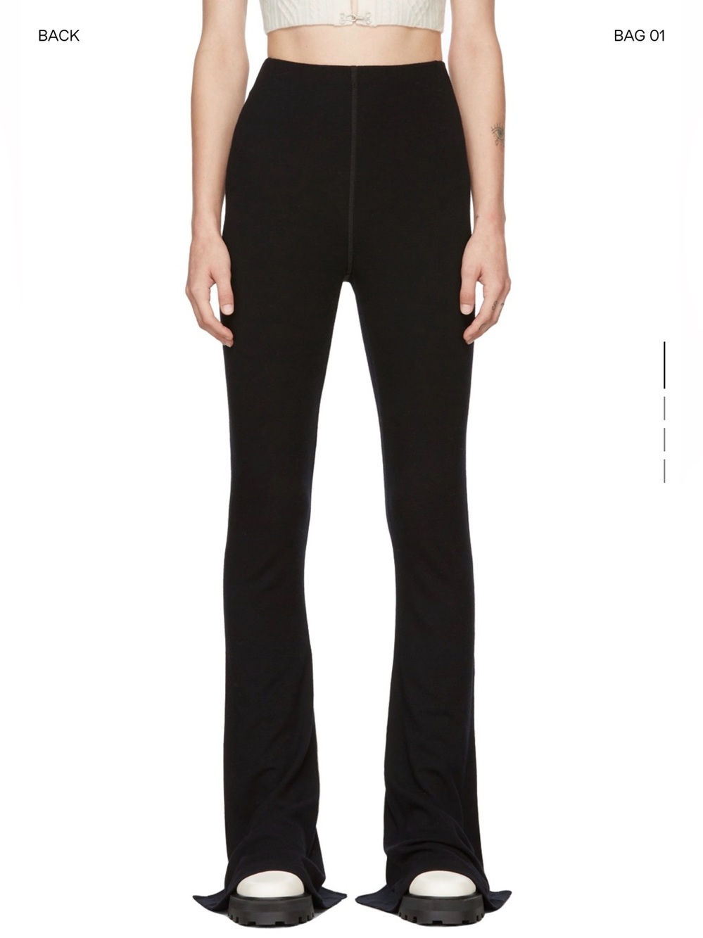 Sportmax black aminta trousers